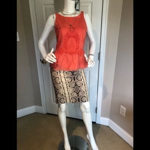 Dolce Vita cotton silk blend sleeveless top